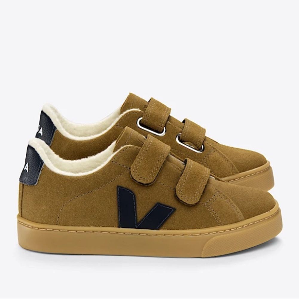 Veja Suede Sneakers with Velcro